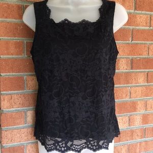 Black Lace JG HOOK Sleeveless Top size: M